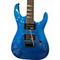Used Jackson JS22 Dinky Metallic Aqua Marine Solid Body Electric Guitar