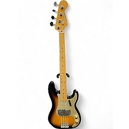 Used 2015 Fender 1950S Precision Bass Tobacco Sunburst Electric Bass Guitar