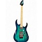 Used Ibanez Prestige RG652 Green Nebula burst Solid Body Electric Guitar thumbnail