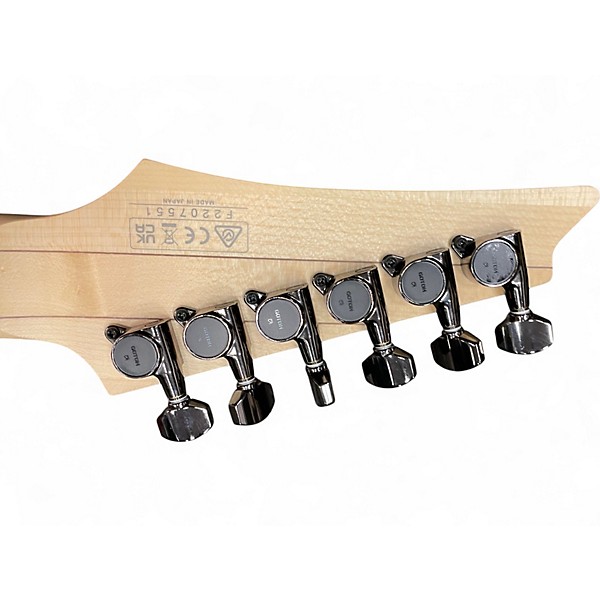 Used Ibanez Prestige RG652 Green Nebula burst Solid Body Electric Guitar