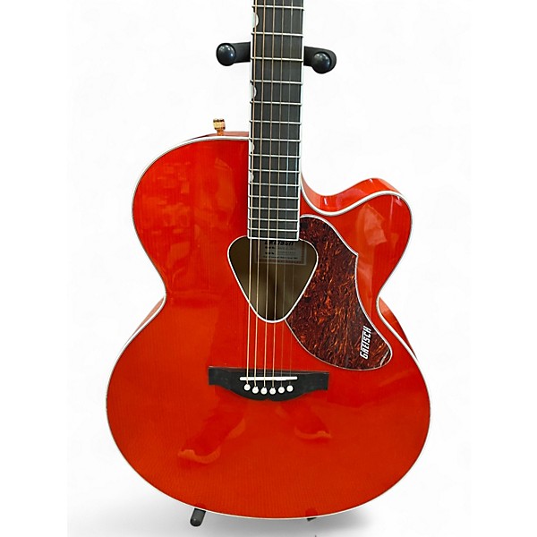 Used Gretsch Guitars G5022CE Rancher Jumbo Savannah Orange Acoustic Electric Guitar