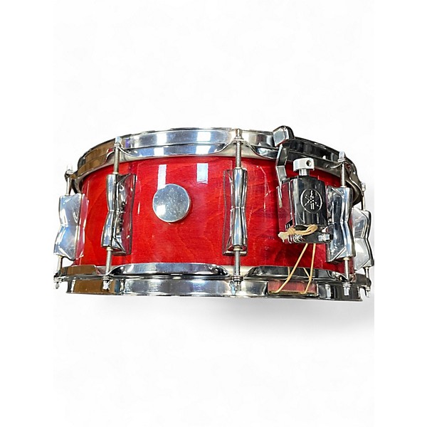 Used Yamaha 14in BEECH CUSTOM RED Drum