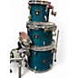 Used TAMA 7 Piece SUPERSTAR CLASSIC BLUE LACQUER BURST Drum Kit