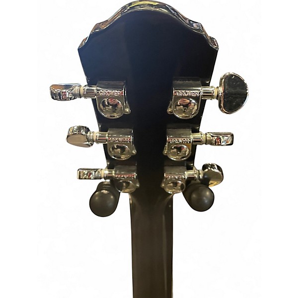 Used Washburn OSCAR SCHMIDT Black Hollow Body Electric Guitar