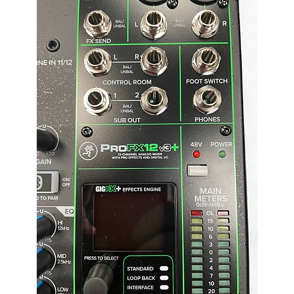 Used Mackie PROFX12V3+ Unpowered Mixer