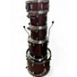 Used Taye Drums 5 Piece ROCKPRO DRUM SET Burgundy Drum Kit