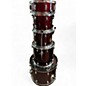Used Taye Drums 5 Piece ROCKPRO DRUM SET Burgundy Drum Kit