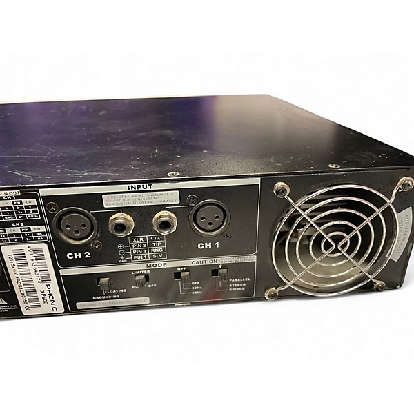 Used Phonic XP600 Power Amp