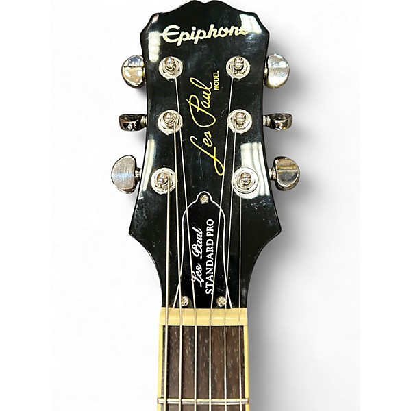 Used Epiphone Les Paul Standard Pro TRANSPARENT BLUE BURST Solid Body Electric Guitar
