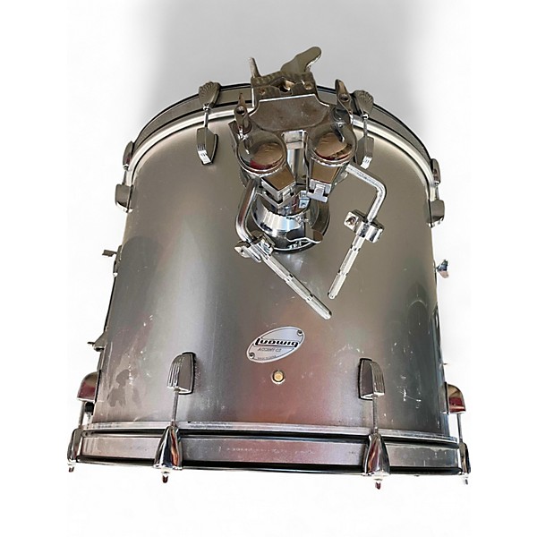 Used Ludwig 5 Piece Accent CS Silver Drum Kit