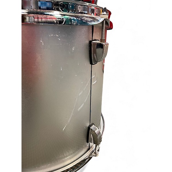 Used Ludwig 5 Piece Accent CS Silver Drum Kit