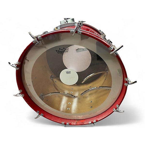 Used Ludwig 5 Piece 5 PIECE MAPLE RED Drum Kit