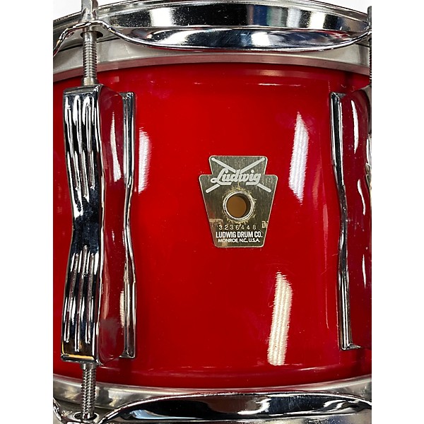 Used Ludwig 5 Piece 5 PIECE MAPLE RED Drum Kit