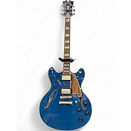 Used D'Angelico dc DELUXE Blue Hollow Body Electric Guitar
