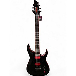 Used Schecter Guitar Research Sunset-6 ET Red Dawn Black Solid Body Electric Guitar