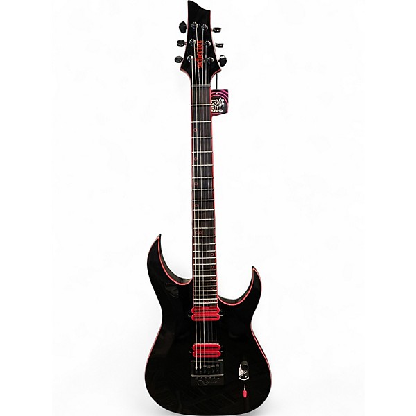 Used Schecter Guitar Research Sunset-6 ET Red Dawn Black Solid Body Electric Guitar