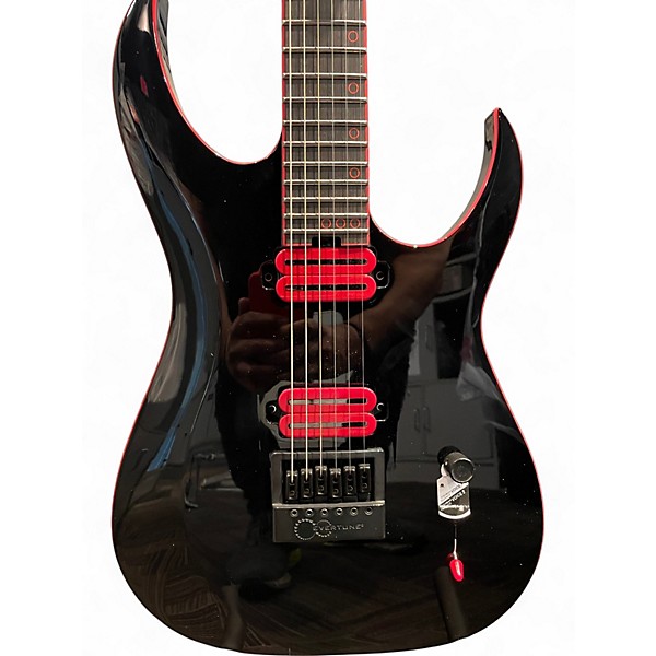 Used Schecter Guitar Research Sunset-6 ET Red Dawn Black Solid Body Electric Guitar