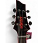 Used Schecter Guitar Research Sunset-6 ET Red Dawn Black Solid Body Electric Guitar