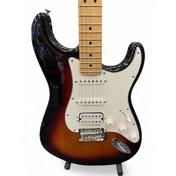 Used Fender Player Stratocaster HSS 2 Tone Sunburst Solid Body Electric Guitar