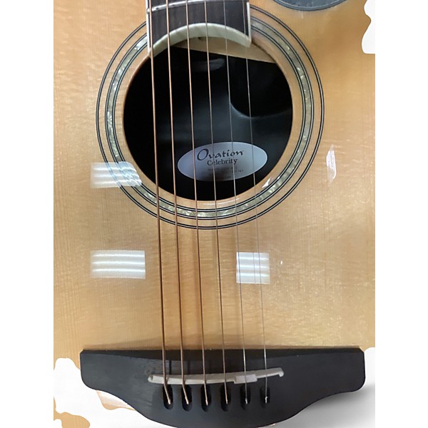 Used Ovation celebrity CS24 Natural Acoustic Electric Guitar