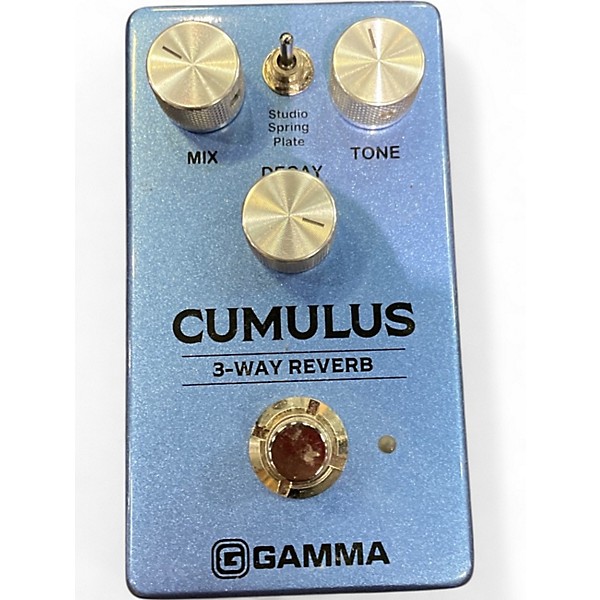 Used GAMMA CUMULUS 3 WAY REVERB Effect Pedal
