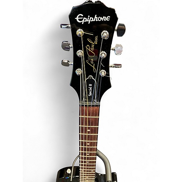 Used Epiphone les paul Black Solid Body Electric Guitar