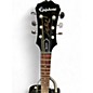 Used Epiphone les paul Black Solid Body Electric Guitar thumbnail
