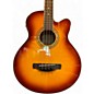 Used Ibanez AEB20E-VV Brown Burst Acoustic Bass Guitar