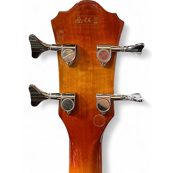 Used Ibanez AEB20E-VV Brown Burst Acoustic Bass Guitar