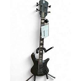Used Spector Euro 4LX Trans Black Electric Bass Guitar
