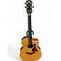 Used Taylor 214CE Deluxe Natural Acoustic Electric Guitar thumbnail