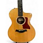 Used Taylor 214CE Deluxe Natural Acoustic Electric Guitar