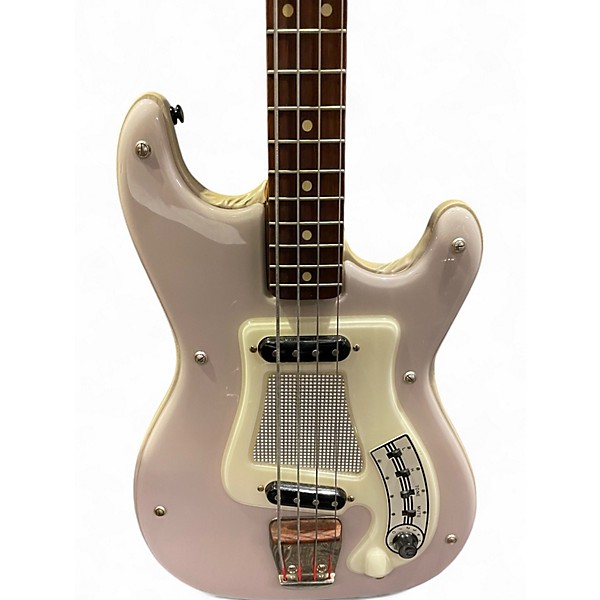 Used Hagstrom BASS Pewter Electric Bass Guitar