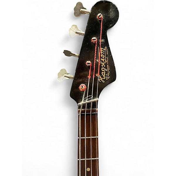 Used Hagstrom BASS Pewter Electric Bass Guitar