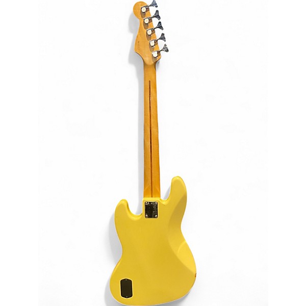 Used Fender Player Plus Jass Bass Vintage Yellow Electric Bass Guitar