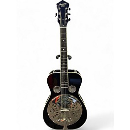 Used Recording King RR-36 Maxwell Series Resonator Black Acoustic Guitar