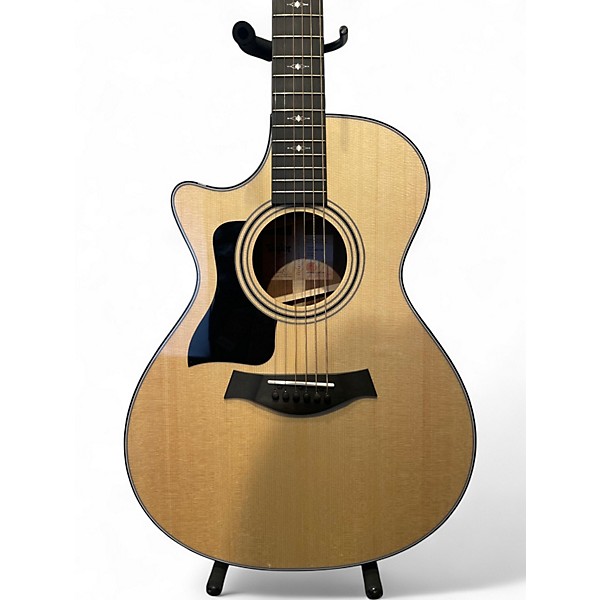 Used Taylor 312CE Left Handed Natural Acoustic Electric Guitar