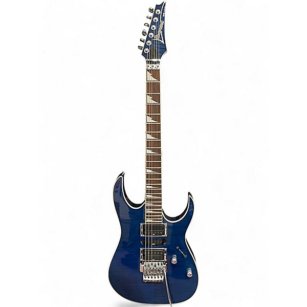 Used Ibanez RG4EXFM1 Blue Solid Body Electric Guitar