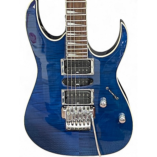 Used Ibanez RG4EXFM1 Blue Solid Body Electric Guitar