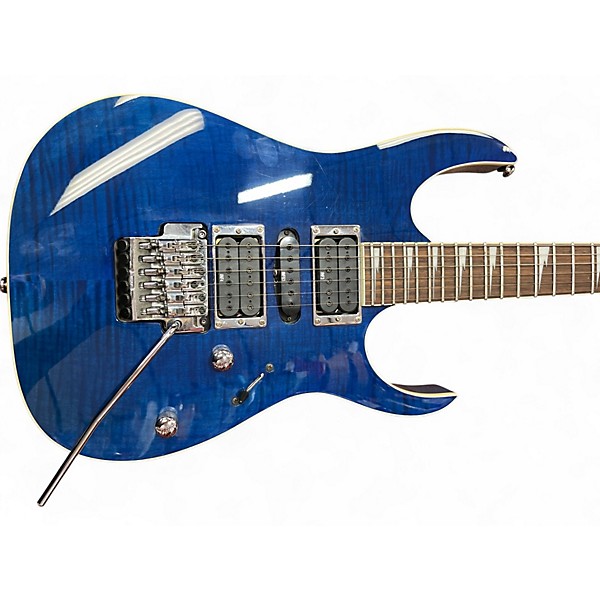 Used Ibanez RG4EXFM1 Blue Solid Body Electric Guitar