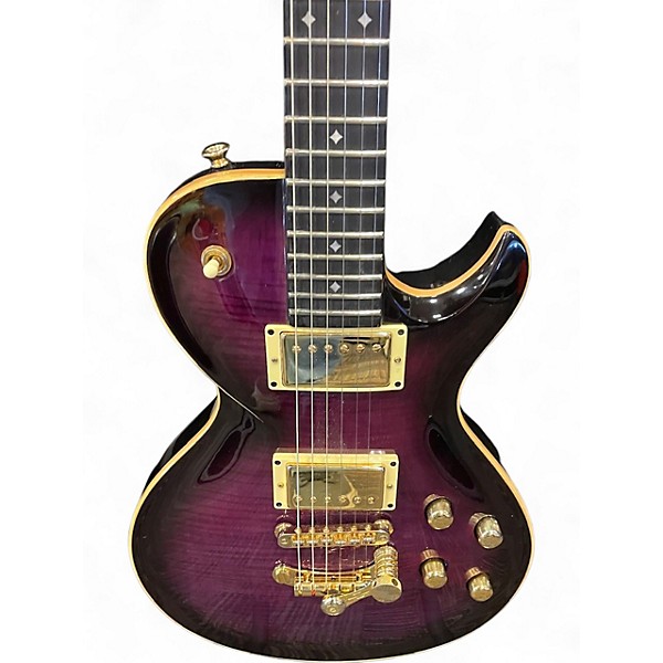Used Dean Zelinsky PRIVATE LABEL STRETTAVITA PURPLE BURST Solid Body Electric Guitar