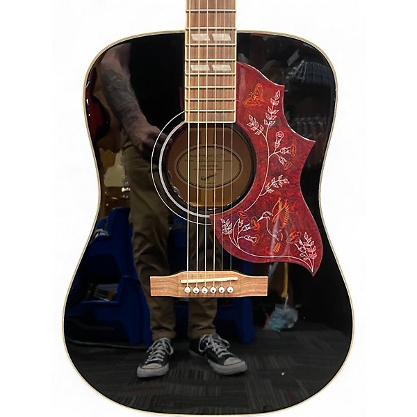 Epiphone Hummingbird Studio Acoustic-Electric Guitar Ebony