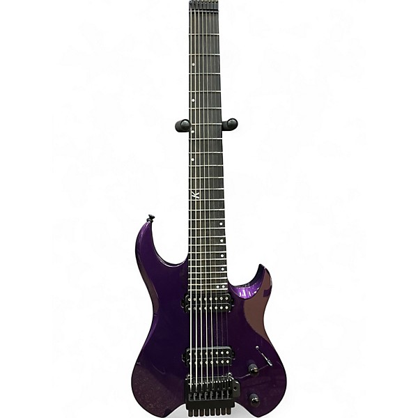 Used Kiesel VADER 8 Purple Solid Body Electric Guitar