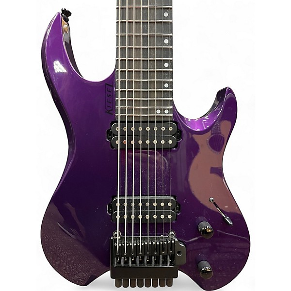 Used Kiesel VADER 8 Purple Solid Body Electric Guitar