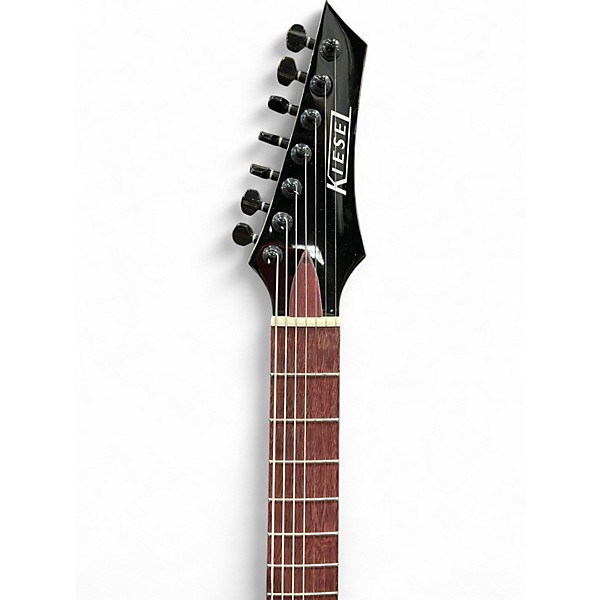 Used Kiesel HYPERDRIVE Black Solid Body Electric Guitar