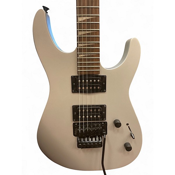 Used Jackson DK2XR HH FSR X SERIES DINKY SATIN SILVER Solid Body Electric Guitar