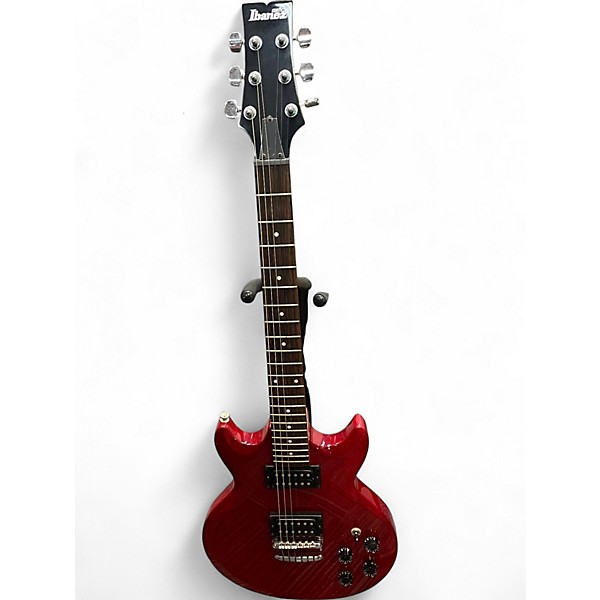 日本に Used Electric Body Solid RED TRANSPARENT GAX70 Ibanez Used ギター