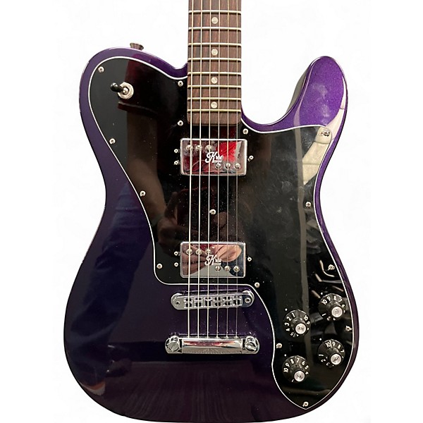 Used Fender KINGFISH SIGNATURE TELECASTER PURPLE SPARKLE Solid Body Electric Guitar