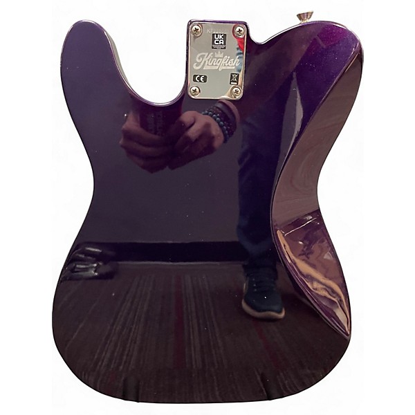 Used Fender KINGFISH SIGNATURE TELECASTER PURPLE SPARKLE Solid Body Electric Guitar