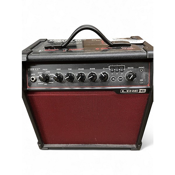 Used Line 6 Spider V 20 MkII 20w 1x8 Guitar Combo Amp